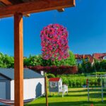 INXUGAO Artificial Fake Hanging Flowers Plants for Outdoor Spring Summer Decorat... - Image 5