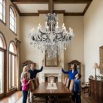 50" Extra Large Maria Theresa Empire Crystal Chandelier, 24-Light 3-Tier Grand F... - Image 7