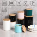Sweejar Kitchen Canisters Ceramic Food Storage Jar Set, Stackable Containers wit... - Image 3