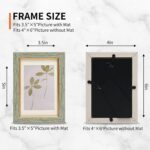 Fixwal 4x6 Picture Frame Set of 5, Vintage Photo Frame, Rustic Retro Picture Fra... - Image 3