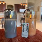 Set of 3 Glass Encased Real-Wax Flameless LED Candles with Remote & Timer-Vanill... - Image 7