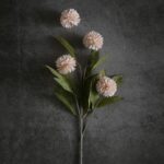 VIERENA 12 Pcs Faux Silk Pompon Mum Artificial Flowers for Vase -27", Bulk Fake ... - Image 3