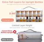 Homaigie Extra Tall 3-Tier Medicine Cabinet Organizer for Upright Medicine Bottl... - Image 4