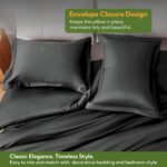 MR&HM Silky Cooling Duvet Cover Queen Size for Hot Sleepers 90"x90", Breathable ... - Image 5