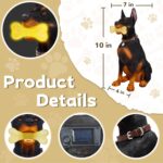 Doberman Solar Garden Statue - Outdoor Yard, Lawn, Patio Dog Decor - Unique Birt... - Image 3