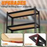 LEVELEVE 5-Tier Storage Shelving Unit, Metal, for Kitchen, Garage, Laundry Room,... - Image 7