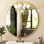 HARRITPURE Round Mirror 30 Gold Wall Mounted Circle Mirrors Vanity Mirror with B... - Image 10