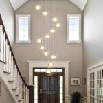 Modern LED High Ceiling Chandelier: 12 Lights Gold Bubble Crystal Ball With 3000... - Image 4