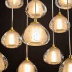 Modern LED High Ceiling Chandelier: 12 Lights Gold Bubble Crystal Ball With 3000... - Image 5