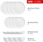 Eater x Zwiesel Fortessa Forma Fine China, 16 Piece Dinnerware Set (Service for ... - Image 4