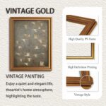 Vintage Gold Framed Wall Art Abstract Canvas Art Prints Modern Minimalist Wall D... - Image 7