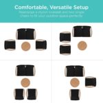 Best Choice Products 4-Piece Outdoor Rope Wicker Patio Conversation Set, Modern ... - Image 3