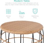 Best Choice Products 4-Piece Outdoor Rope Wicker Patio Conversation Set, Modern ... - Image 6