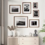 16 x 20 Picture Frame, USA-Sourced Natural Walnut Wood Photo Frame with Tempered... - Image 3