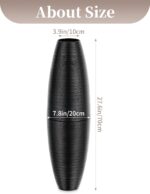 Sziqiqi Black Tall Floor Vases: 27.5in Metal Extra Large Decorative Vase for Pam... - Image 4