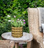 5 Inch Ceramic Planter Pot for Indoor Plants with Drainage Hole Bubble Flower Pl... - Image 7