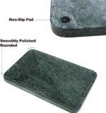 Marble Vanity Tray, 18in Stone for Bathroom Countertop, 17 3/4'' Oversized Dress... - Image 3