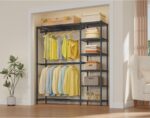 VIPEK X2 Expandable Reach-in Closet Racks Adjustable from 3'3" to 4'8" Portable ... - Image 5