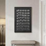 SAFERRYHOME Black Abstract Hand Painted Wall Art, Large 3D Textured Framed Canva... - Image 5