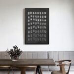 SAFERRYHOME Black Abstract Hand Painted Wall Art, Large 3D Textured Framed Canva... - Image 7