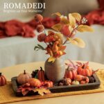 Romadedi Wooden Decorative Tray Candle Holder - Wood Long Narrow Tray Home Decor... - Image 8