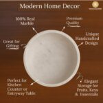 SWADESHI BLESSINGS Handcrafted Large Decorative Bowl for Home Decor, Marble Frui... - Image 4