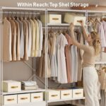 DIMJ Wardrobe Clothes Organizer - Foldable Closet Drawer Organizer Dividers for ... - Image 5