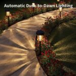 XMCOSY+ Solar Pathway Lights Outdoor, 6 Pack Solar Powered Garden Lights, 20 LM ... - Image 4