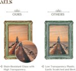 AELS 4x6 Inch Vintage Picture Frame, Elegant Antique Photo Frames with Glass Fro... - Image 4