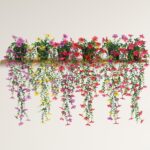 FAVOWREATH Fake Plants Hanging Artificial Potted Faux Eucalyptus Plants and Flow... - Image 8