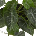 Deco 79 Faux Foliage Pothos Indoor Outdoor Artificial Plant Fake Plant with Real... - Image 5