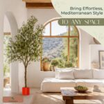 Olive Tree with Realistic Branches - Faux Olive Trees Indoor for Living Room, Co... - Image 3
