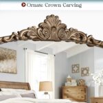 24" x 36" Antique Gold Arched Mirror for Wall, Vintage Brass Bathroom Mirror wit... - Image 5
