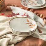 Stone Lain Maple 12-Piece Dinnerware Set Porcelain, Plates and Bowls Set, Dishwa... - Image 5