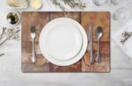 Popular Home Stylish Place Mats Coffee Tiles Kitchen décor with Premium Polyprop... - Image 3