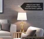 Touch Table Lamps Set of 2, nightstand lamp with USB Ports Bedside 3 Way Touch d... - Image 5