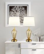 Touch Table Lamps Set of 2, nightstand lamp with USB Ports Bedside 3 Way Touch d... - Image 7