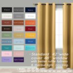 KOUFALL Gold Luxury Blackout Curtains for Living Room,Elegant Livingroom Curtain... - Image 5