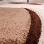 Paco Home Area Rug Checkered with Modern Carved Shades in Beige Brown, Size: 6'7... - Image 5