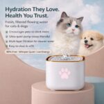 Cat Water Fountain, Water Fountain for Dogs, Indoor Water Dispenser, 3L Automati... - Image 5