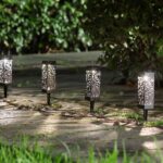 Modern Home Set of 6 Solar Powered LED Path Lights - Modern Deco Design - Light ... - Image 3