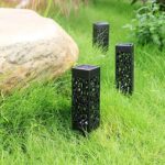 Modern Home Set of 6 Solar Powered LED Path Lights - Modern Deco Design - Light ... - Image 4