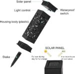 Modern Home Set of 6 Solar Powered LED Path Lights - Modern Deco Design - Light ... - Image 6