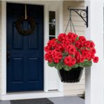 Artificial Flowers for Outdoors, 6 Bundles Realistic Silk Fake Red Geraniums, Fa... - Image 9