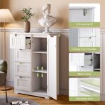 Gizoon Small Pantry with Door and Shelves, 33'' Kitchen Pantry Storage Cabinet F... - Image 6
