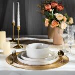 E-far 16 Piece Dinnerware Sets, Plates and Bowls with Pasta Bowls Service for 4,... - Image 8