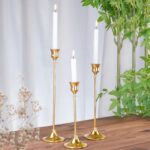 Metal Candle Holders for Candlesticks Taper Candlestick Holders Set Vintage Deco... - Image 6