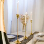 Metal Candle Holders for Candlesticks Taper Candlestick Holders Set Vintage Deco... - Image 7