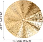 SEWACC 6pcs Sunburst Metal Home Wall Art Decor Gold Wall Art Metal Modern Accent... - Image 8