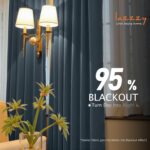 Lazzzy Blackout Velvet Curtains Blue Thermal Insulated Curtains 84 Inch Long for... - Image 6